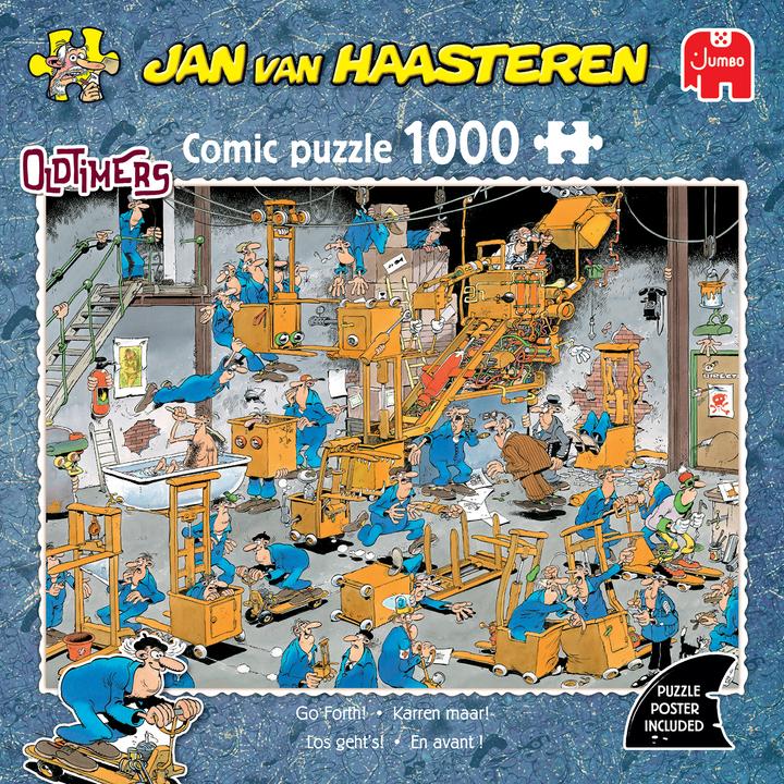 Actual product image Jumbo Jan van Haasteren Oldtimers - Go Forth! (1000 pieces) (1000 pieces)