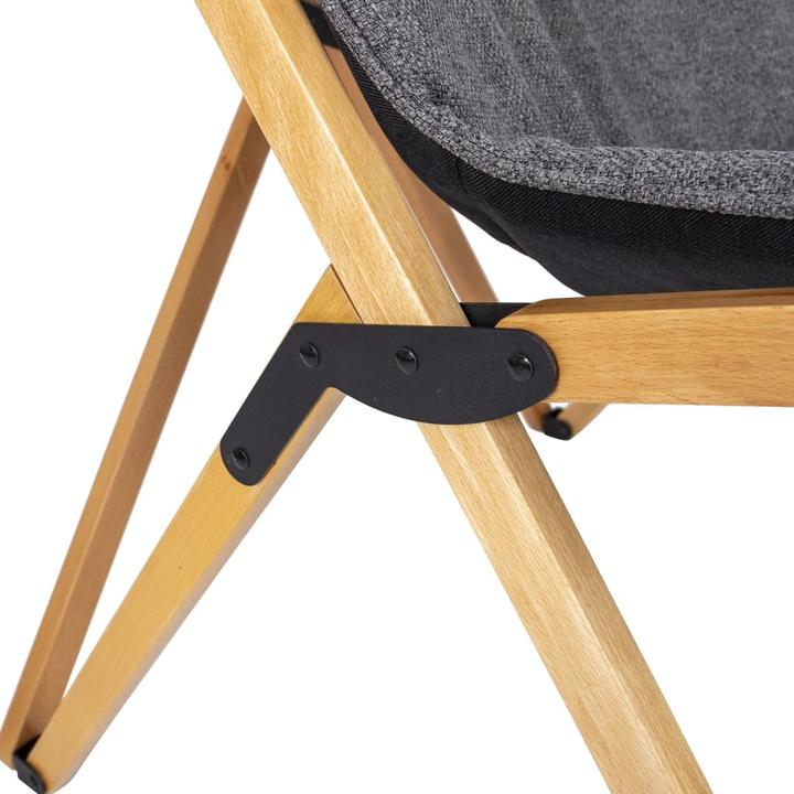 Produktbild Bo-Camp Urban Outdoor collection - Relaxstoel - Wembley - L - Nika - Grijs