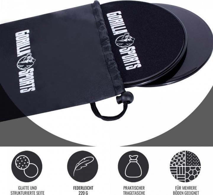 Produktbild Gorilla Sports Slide Pads