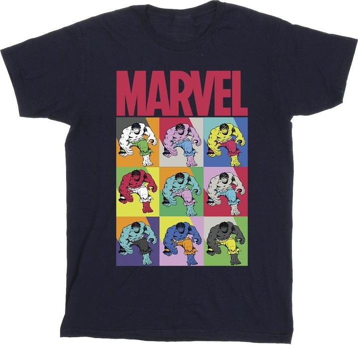 Actual product image Girls Hulk Pop Art Cotton T-Shirt (140, 146)