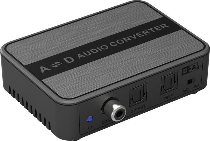 Image du produit Techly Convertisseur audio bidirectionnel numérique vers analogique / analogique vers numérique (0.06 m)