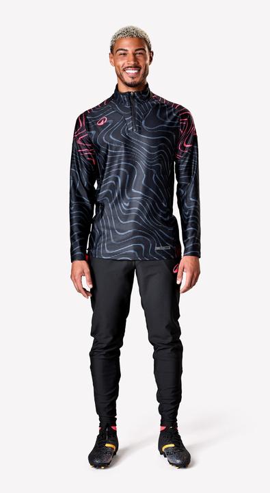 Immagine prodotto Kipsta Pantaloni da allenamento da calcio da donna/uomo - VIRALTO Topo nero/grigio (W32/L33)