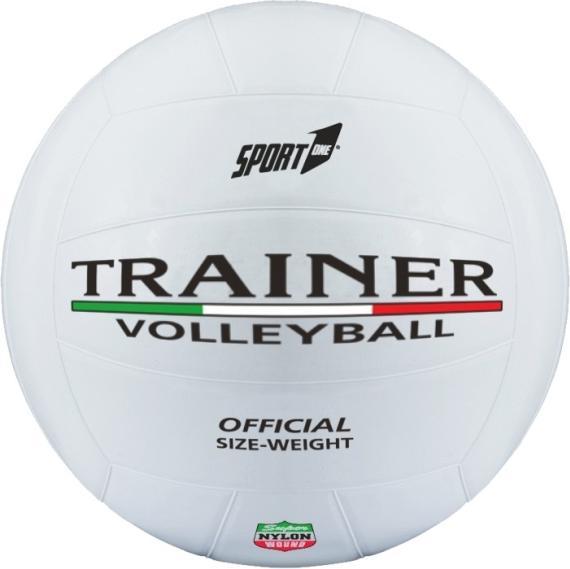 Immagine prodotto Power Play 703500006 - SPORT-ONE - PALLONE VOLLEY TRAINER BIANCO in gomma con intelaiatura