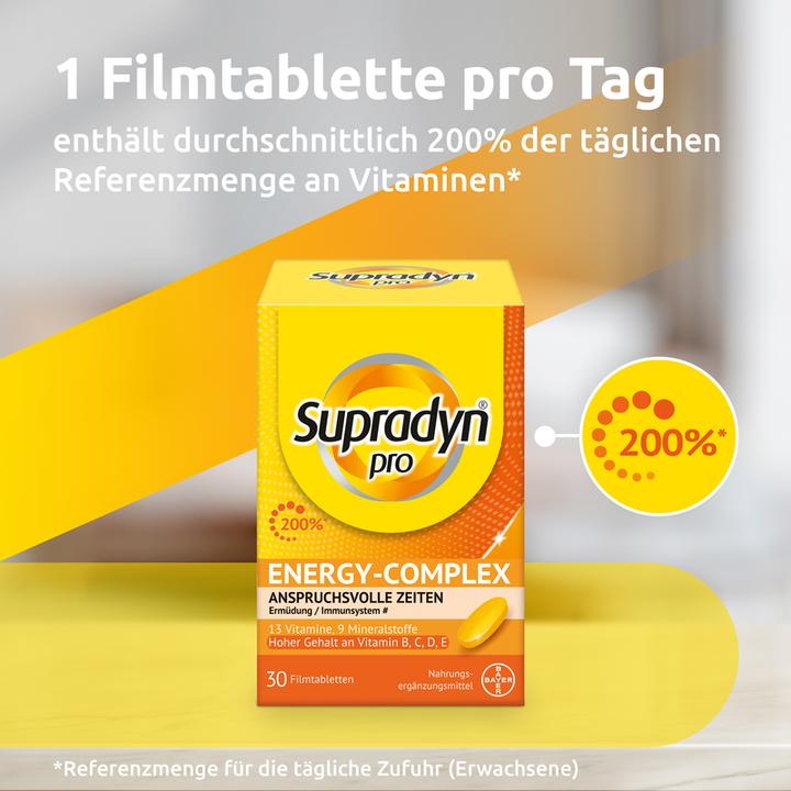 Image du produit Supradyn pro pro energy-complex (30 pièce(s), Cachets, 69 g)