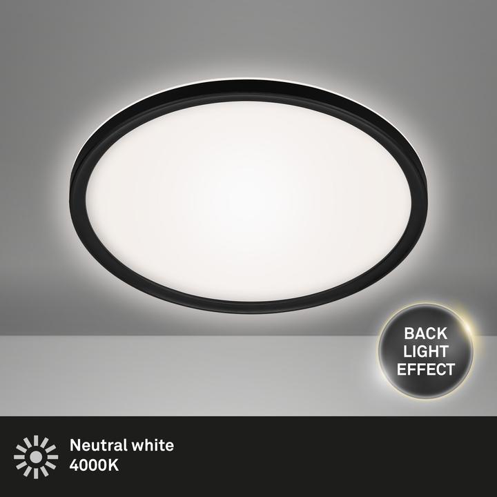 Immagine prodotto Briloner Pannello LED ultrapiatto con retroilluminazione LED, nero, 1xLED/18W (2400 lm)