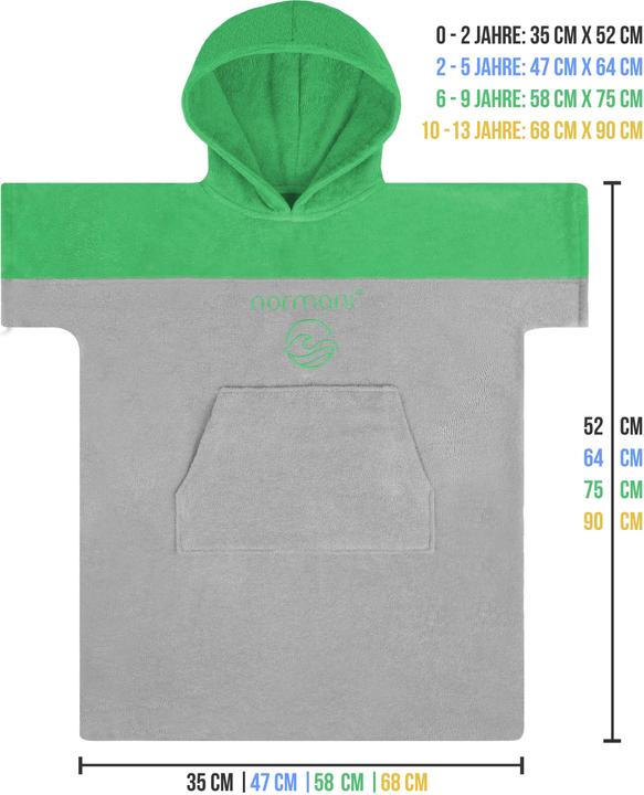 Image du produit Normani Kinder Badeponcho 6-9 Jahre Puwai (6, 7, 8, 9)