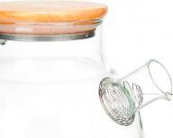 Actual product image Vivalto Borosilikat-Teekanne mit Bambusdeckel 1,2l (1.20 l)