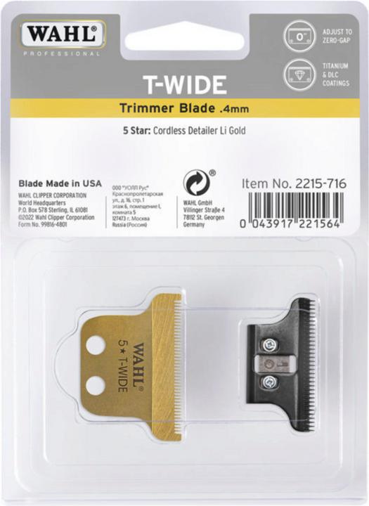 Produktbild Wahl Gold Schneidsatz T-Wide Blade Set / 0.4 mm (1 x)
