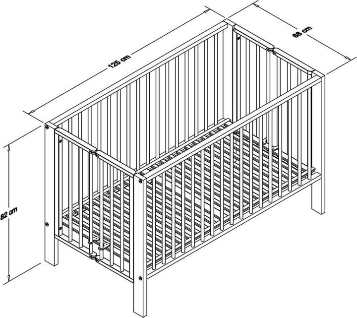 Produktbild Tissi Faltbett (60 x 120 cm)