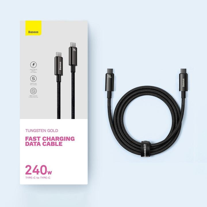 Actual product image Baseus USB C – USB C (3 m, USB 2.0)