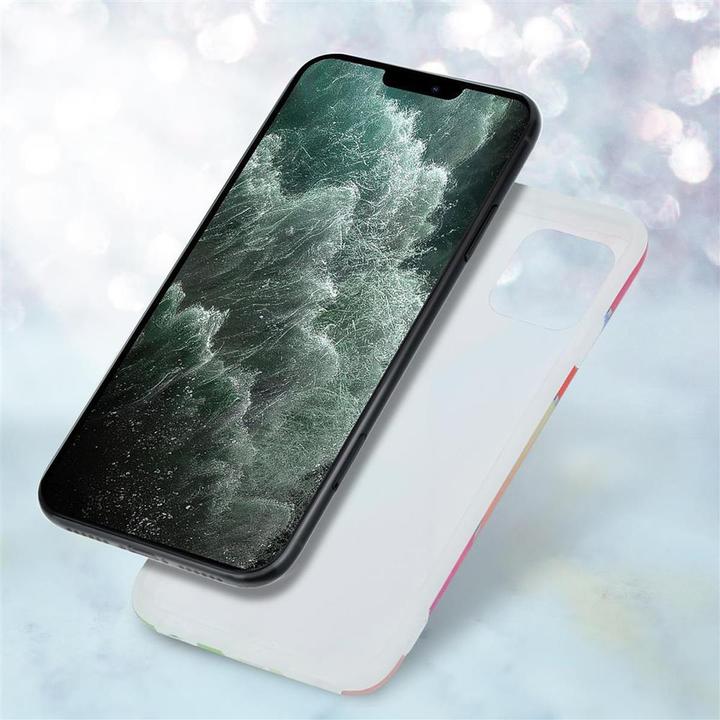 Productafbeelding Cadorabo IMD TPU kleurrijke marmeren hoes (Apple iPhone 12 Pro Max)