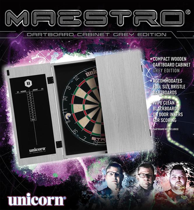 Image du produit Unicorn Cabinet de fléchettes Maestro Grey