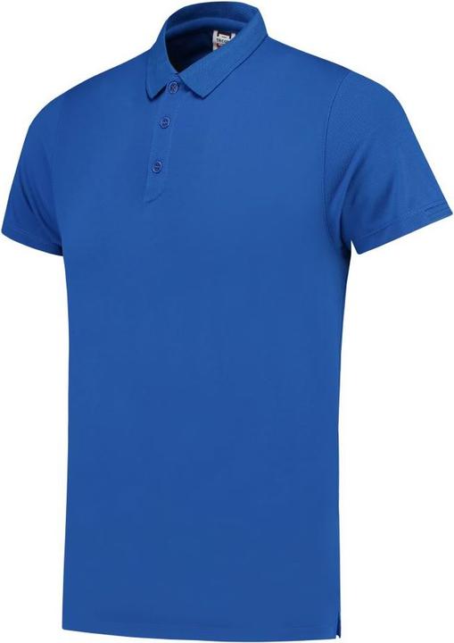 Actual product image Tricorp Polo Shirt Cooldry Bamboo Fitted Royalblue Size L (L)