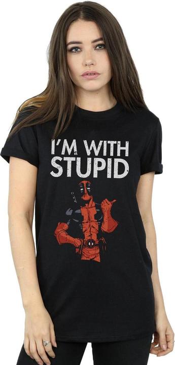 Produktbild Deadpool I'm With Stupid TShirt (XXL)