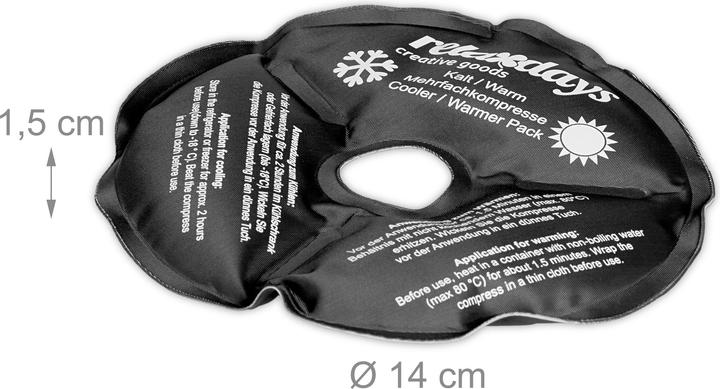 Image du produit Relaxdays 4x coussinets de refroidissement pour les genoux (4 x, 110 g)