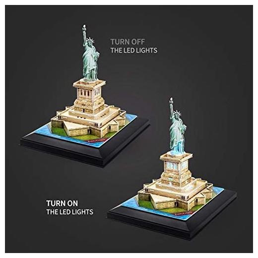 Actual product image Cubicfun 3D Puzzle Statue of Liberty (Light) (37 pieces)