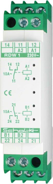 Schalk SCHAL RDW1 Double relay 2 x 230VAC 2We 10A