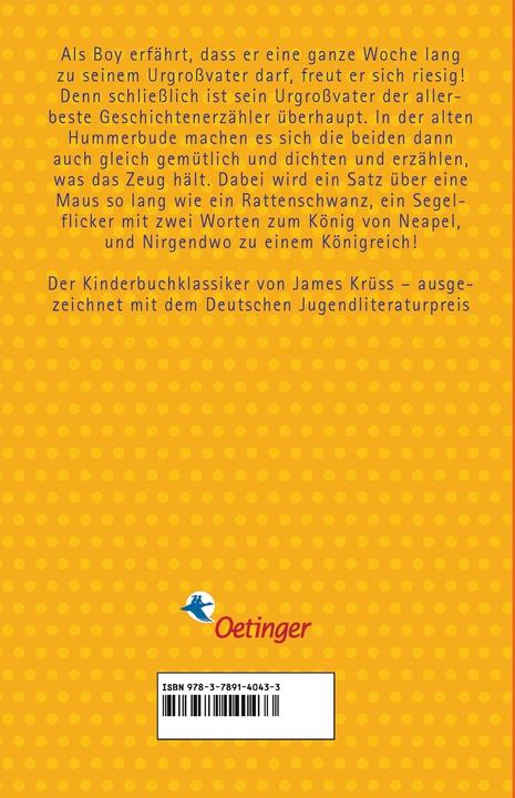 Image du produit Mein Urgrossvater und ich (Allemand, James Krüss, 2009)