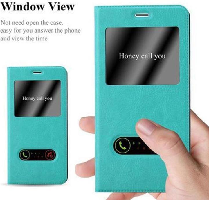 Actual product image Cadorabo Book with View double window cover (OnePlus 3T)