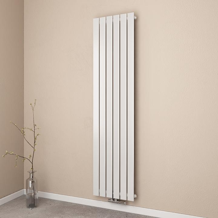 Produktbild Emke Heizkörper, Flachheizkörper mit Zentralanschluss, Weiss 180x46cm 9481W Einlagig (948 W)