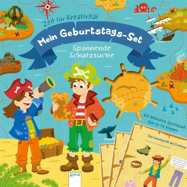 Produktbild Mein Geburtstags-Set. Spannende Schatzsuche (Deutsch, Guillaume Blossier, Anne-Kathrin Häfner, Maud Liénard, 2020)