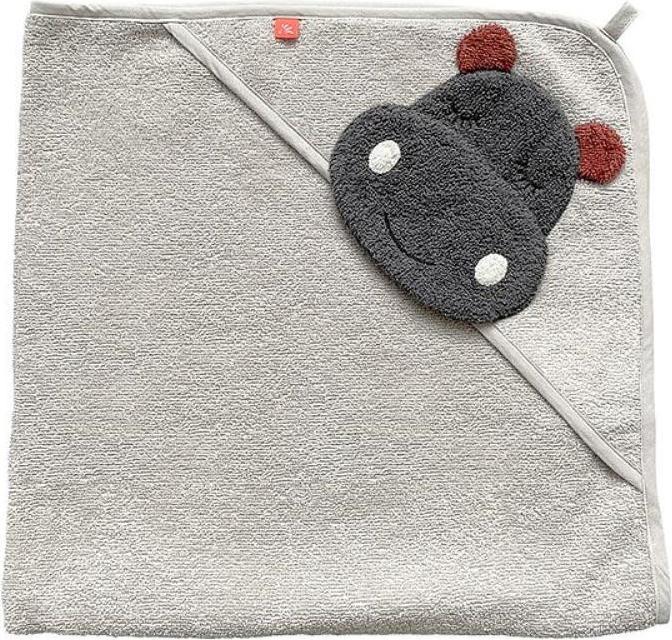 Actual product image Kikadu Kapuzen-Handtuch Hippo