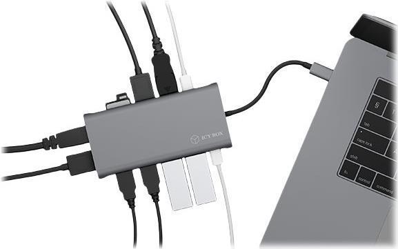 Produktbild Icy Box IB-DK4050-CPD (USB-C, 12 Ports)