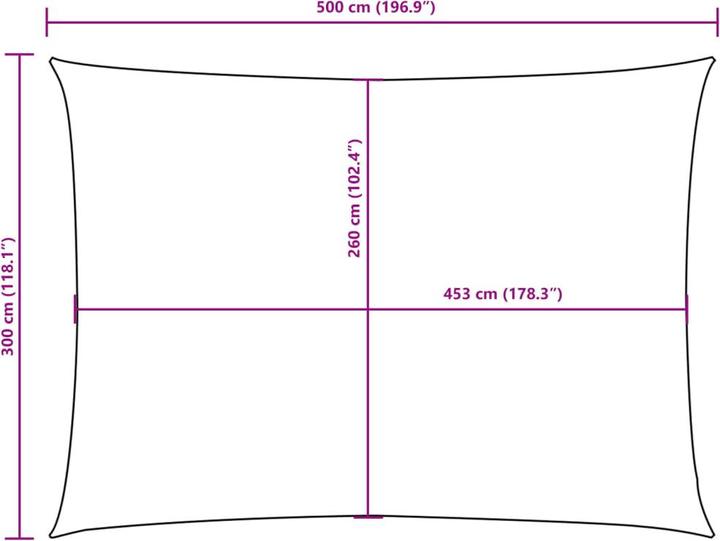 Actual product image VidaXL Nezhatok (300 x 500 cm)