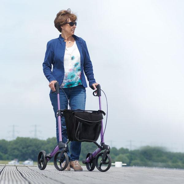 Produktbild Sunrise Leichtgewicht Rollator Gemino grün 30D