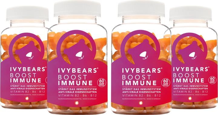 Produktbild IVYBears Boost IMMUNE 4 Pack (4 Stück, Gummies, 600 g)