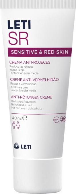 Produktbild Leti LETISR Anti-Rötungen Creme für sensible Haut, 40 ml Creme (40 ml, Tagescreme, SPF 20)