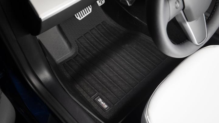 Actual product image 2befair All-weather mats complete set for the Tesla Model 3 (1 set of 5 floor mats)