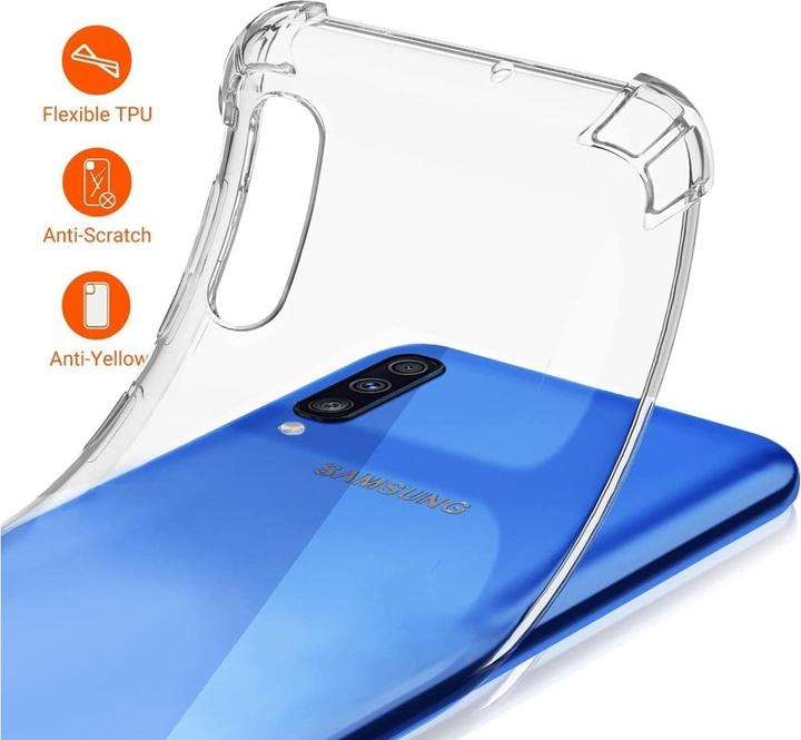 Produktbild Screenguard Samsung Galaxy A70 Hülle Crystal Soft Airbag Bumper (Samsung Galaxy A70)