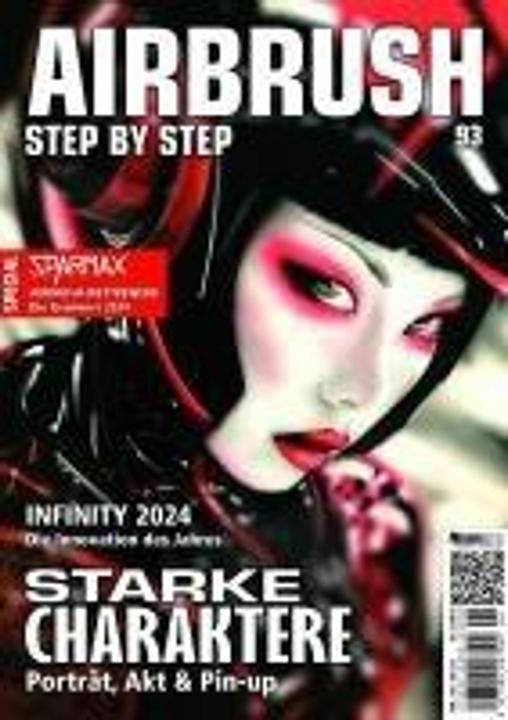 Immagine prodotto Airbrush Step by Step 93 (Tedesco, Dennis Mott, Markus Ehmke, Katja Hassler, Gerhard Eujen, Roger Hassler, Mitja Ka, Carlos Cartagena, 2024)