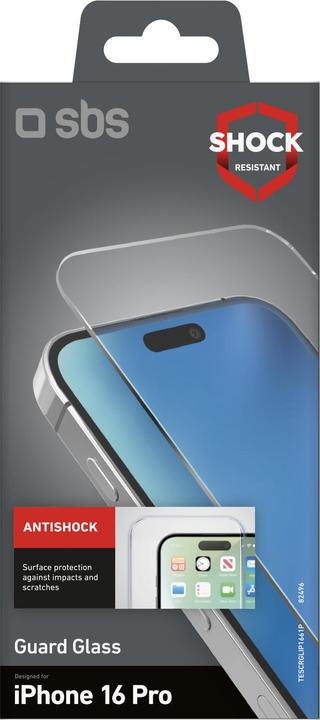 Actual product image SBS Display protection (1 Piece, Apple iPhone 16 Pro)