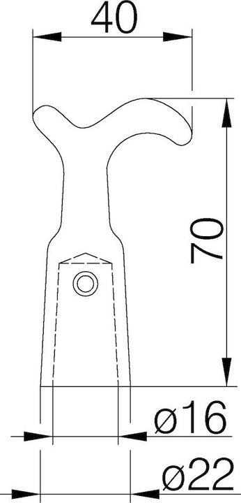 Actual product image Deni Stock hook