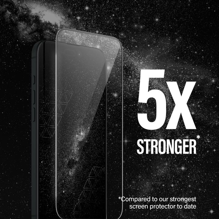 Actual product image PanzerGlass Ceramic Protection Ultra-Wide Fit (1 Piece, Apple iPhone 16 Plus, Apple iPhone 15 Plus)