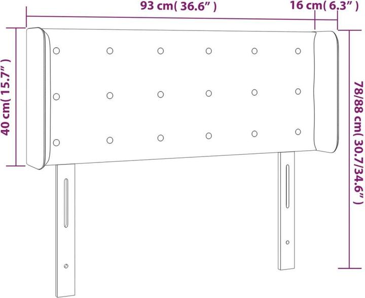 Produktbild VidaXL Gianna (93 x 16 x 88 cm)