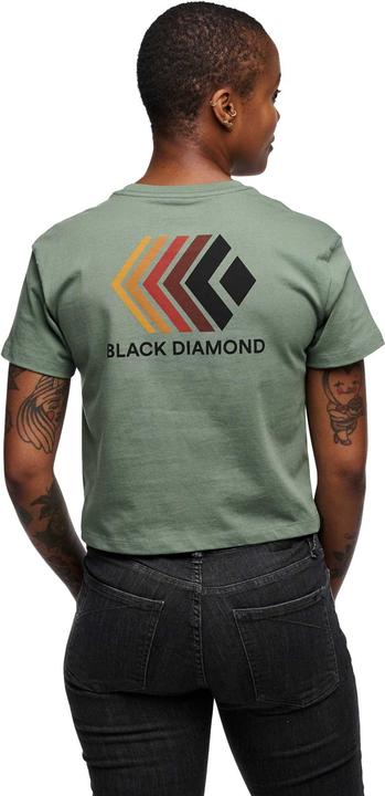 Actual product image Black Diamond Faded Crop Ss Tee (M)