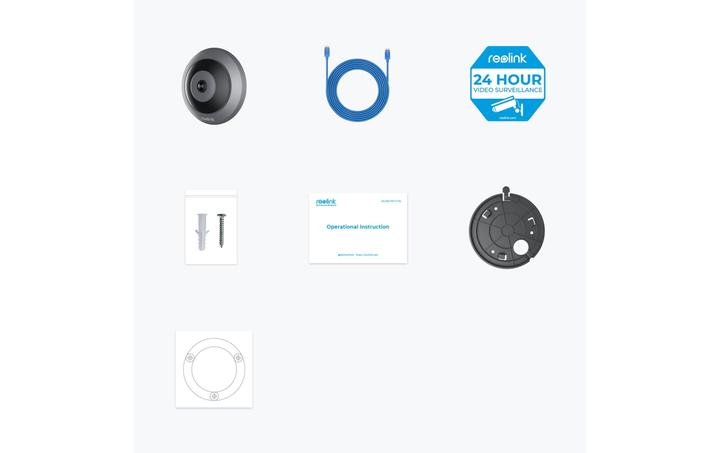 Actual product image Reolink Fisheye Series P520 (2560 x 2560 pixels)