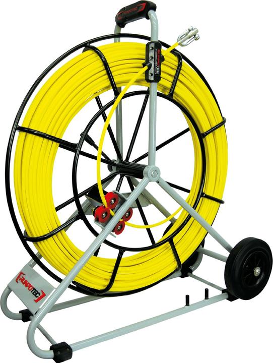 Immagine prodotto Runpotec RUNPO 10084 GF9 asta in fibra di vetro Ã9mm 80m ausilio per la trazione dei cavi f.Rohrdm 60 200mm (80 m)