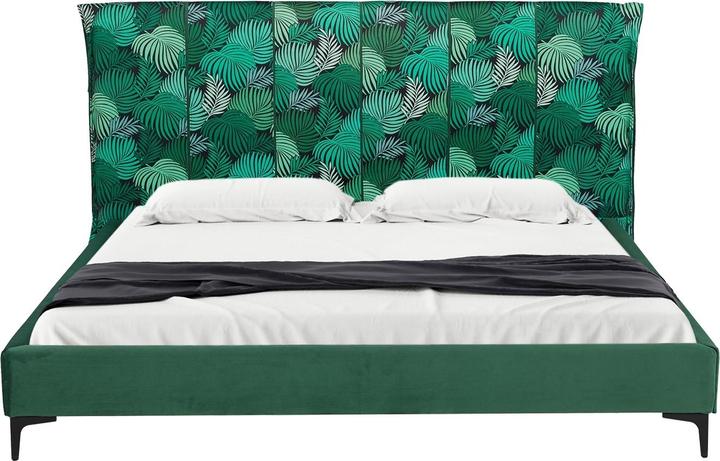 HTI-Living Doppelbett 180 x 200 cm Roxbury Leaf Grün (180 x 200 cm)