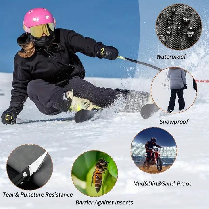 Actual product image Swissdetector Pair of waterproof leggings for outdoor activities (L) (L)