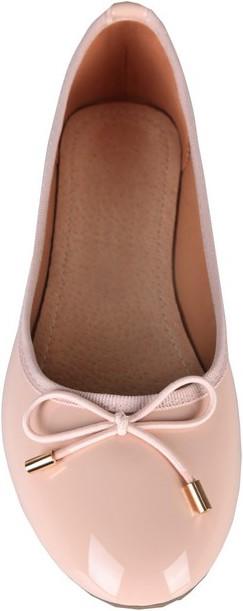 Image du produit Krisp Ballerine avec noeud aspect cuir verni (40)