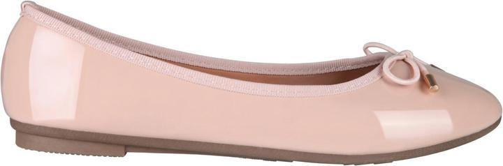 Image du produit Krisp Ballerine avec noeud aspect cuir verni (40)
