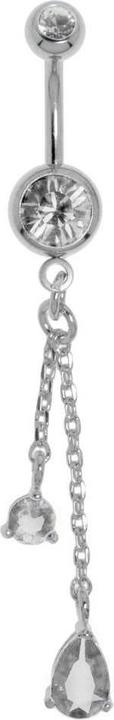 Actual product image Bijouteria Bellypiercing (Stainless steel, Brass, Swarovski Crystal, Crystal)