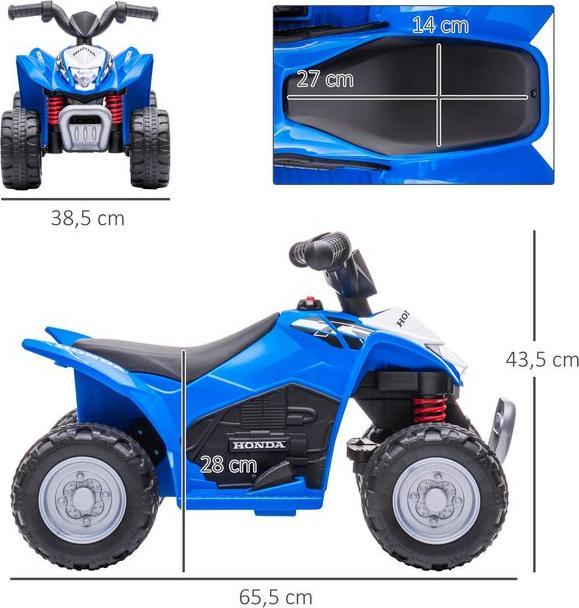 Image du produit Swisshandel24 Elektro-Quad Miniquad Kinder Elektro ATV Kinderquad ab 18 Monaten Schwarz (6 V)