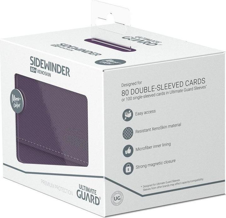 Image du produit Ultimate Guard Boîte à cartes XenoSkin Sidewinder Monocolor 80+ Violet