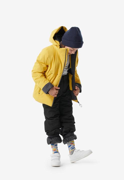 Produktbild Wedze Skijacke Kinder wattiert warm wasserdicht - Piste 500 gelb (152)