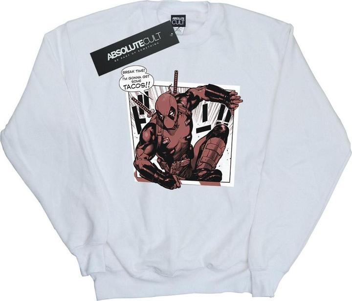 Deadpool Breaktime Tacos Sweatshirt (XXL)